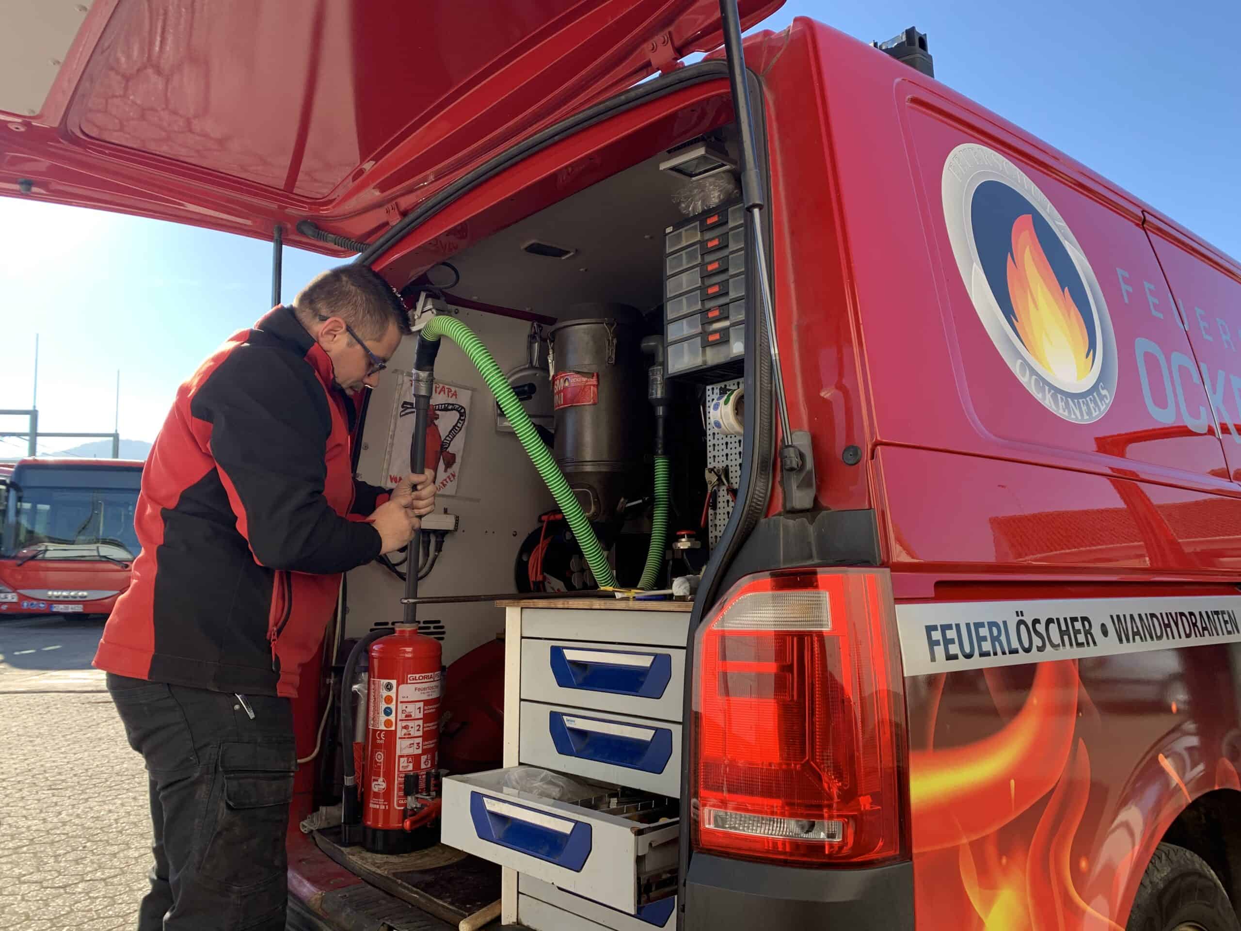 Feuerlöscher Glorie Wartung